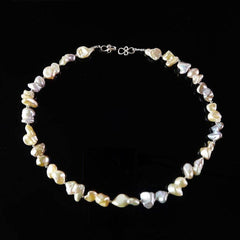 Freshwater, Multi tone, Baroque Pearl Necklace