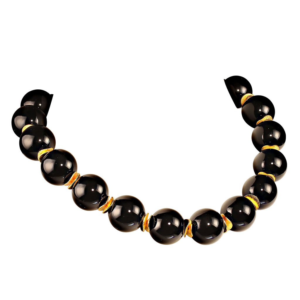 Elegant Black Onyx Choker Necklace