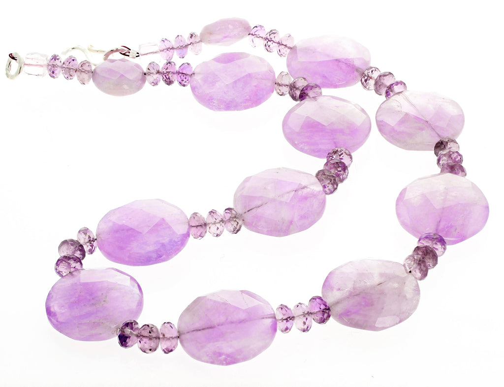 Amethyst and Rose of France Amethyst Necklace