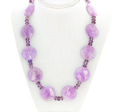 Amethyst and Rose of France Amethyst Necklace
