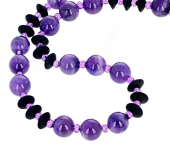 Amethyst and Black Onyx Necklace