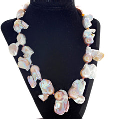Unique Glorious Baroque Pearl Necklace