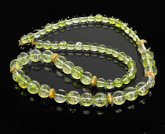 Unique Green Quartz Necklace