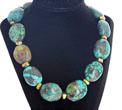 Splendid Chinese Multi-Color Turquoise Necklace